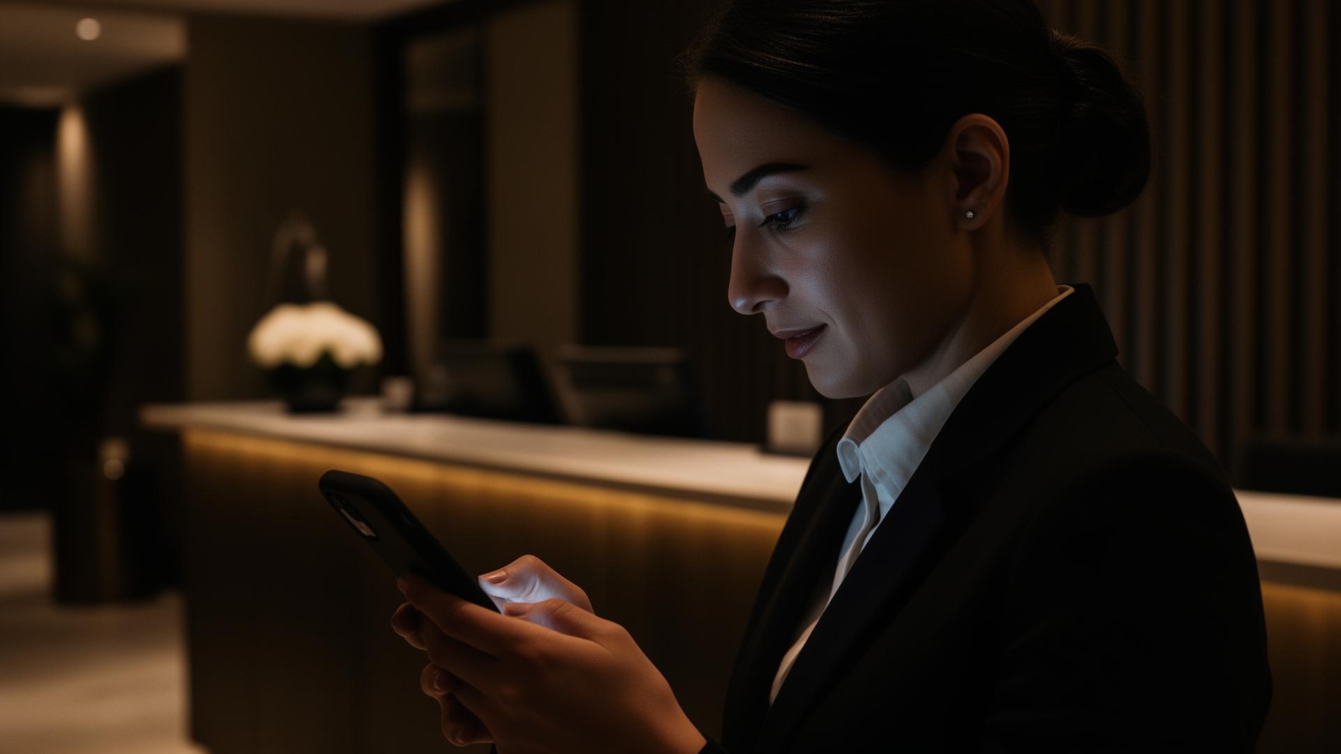 Guest completing a secure hosted payment on a phone via a Juno Pay-by-Link message.