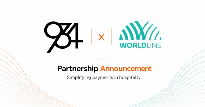 Worldline and 934 partnership announcement cover shared on LinkedIn